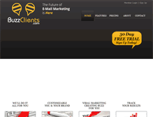 Tablet Screenshot of buzzclients.com